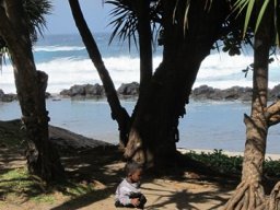 Visite de la petite cousine !